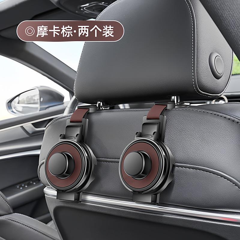 For Car Seat Back Hook, Multifunctional Water Cup Holder, Phone Stand, Rear Storage Organizer