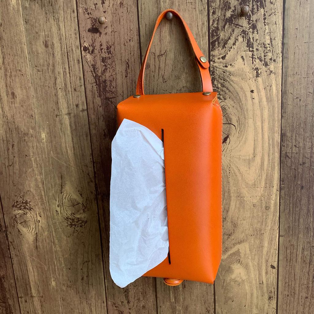 Roost Outdoors with Genuine Genuine Leather Tissue Stylish and Hanging or Car Tissue Tissue Car Leather Tissue Tissue Headrest Mount [Made Leather]