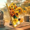 Sunflower Art 3D Model Building Blocks Decor DIY 3D Artistic Beauty, Ideal Indoor Creative Decoration with Memorial Significance