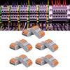 10Pcs Compact Wire Connectors Lever Nut Terminal Block SPL‑4 Quick Connect Splice Type