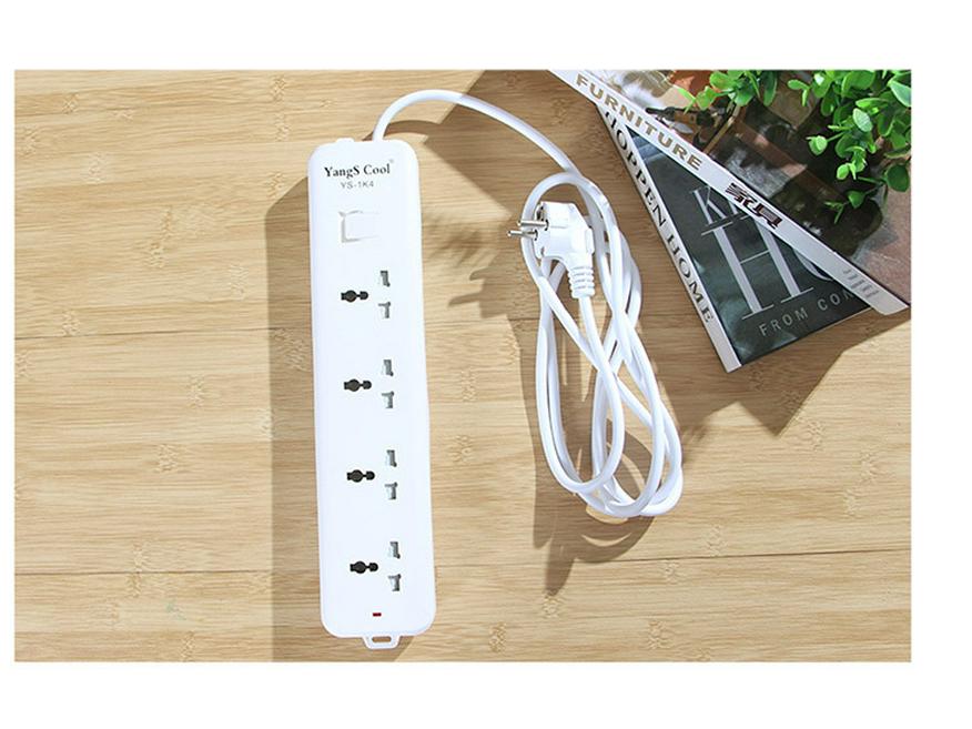 Multi-Standard Power Strip with USB: EU, US, DE, UK, Thai Compatibility