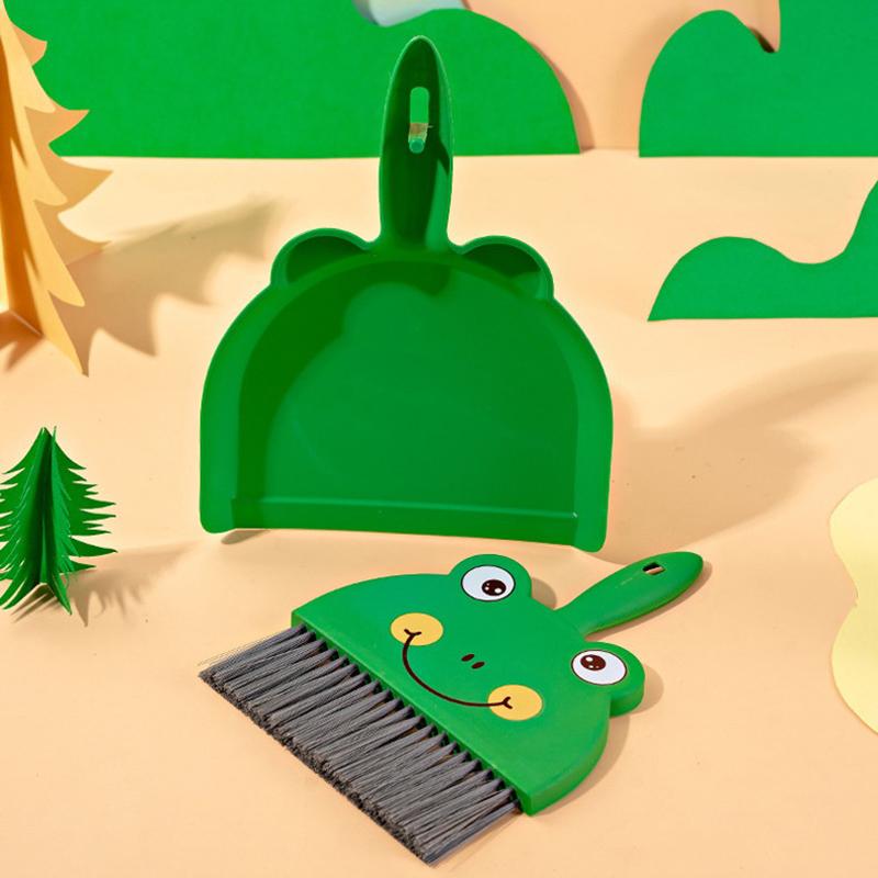 Small Broom Dustpan Set Household Desk Cleaning Desk Cleaning Garbage Shovel Pet Children Mini Broom Broom