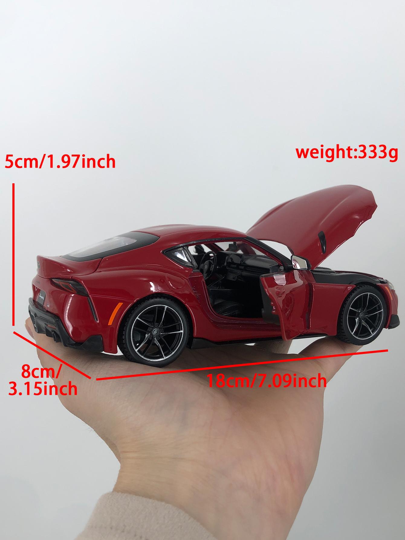 

Maisto 1:24 Toyota GR Supra car model, zinc alloy metal decoration, collectible gift car