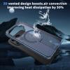 KEYSION Hollow Heat Dissipation Magnetic Case for Xiaomi 17T Pro 5G Cooling Hide Stand Shockproof Phone Cover for Xiaomi 17T 5G