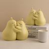 2pcs Cute Book Holder Creative Pear Decorative Bookends Crafts Hug Pear Book Stand  Birthday