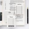 Minimalist Fresh Style Portable Notepad: 50-Sheet To-Do List Memo
