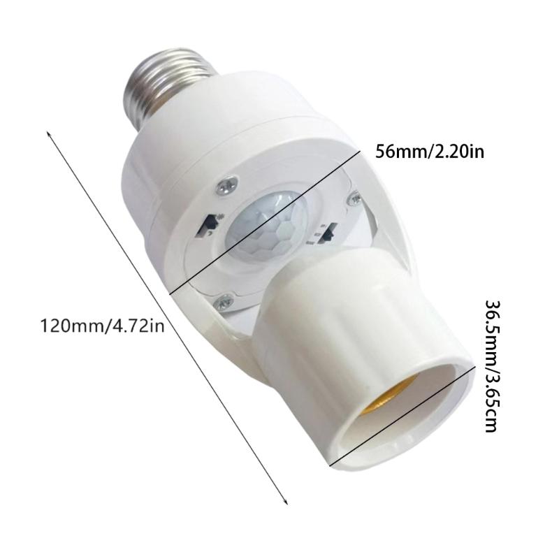 Infrareds Automatic Light Bulb Adapters For Corridors Bathroom Smartests Energy Efficiency High Sensitivity Motion Detection