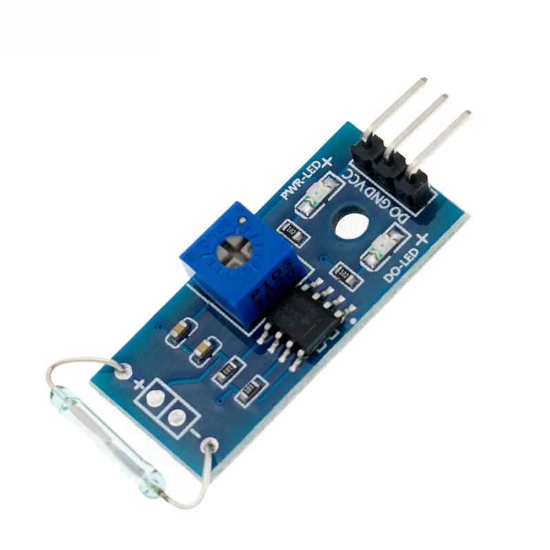 LM393 Reed Sensor Module Y213 Magnetron Module Reed Switch Magnetic Switch for Arduino