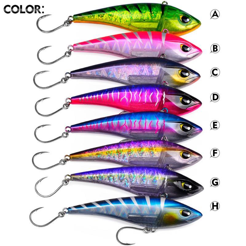 16Cm 125G Sinking Vib Pencil Lure Fake Bait With Single Steel Wire Hook For Tuna Sea Fishing Long Casting Hard Plastic Jigging