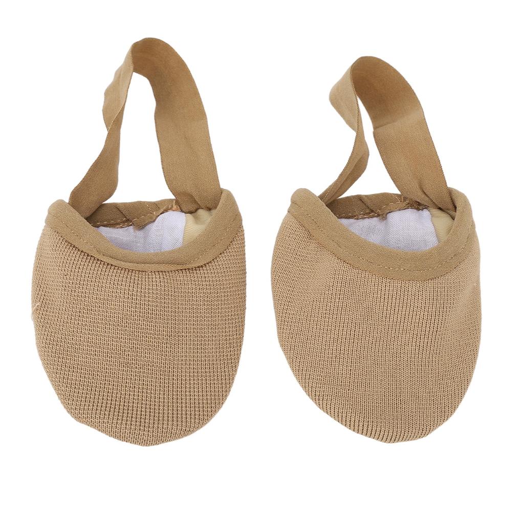 Half Sole Dance Shoe Breathable Stretchy Slip Resistance Half Sole Ballet Slipper for Dance Practice
