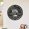 Unique Handmade Custom Iron Barbecue Smokehouse Grill Sign Outdoor Patio Kitchen Decor