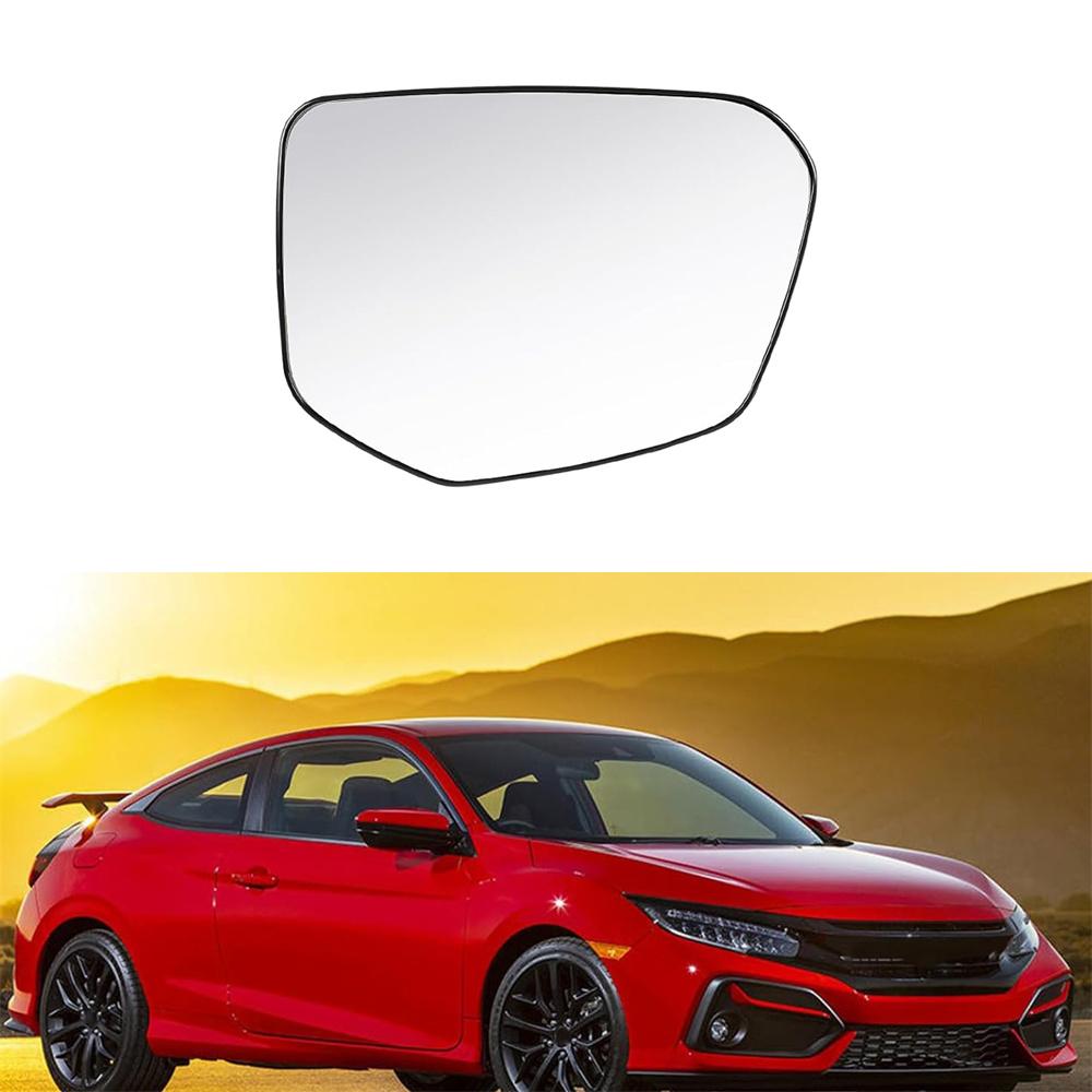 

Side View Rearview Wing Mirror Glass Right Side Heated For Honda Civic 2016-2021
