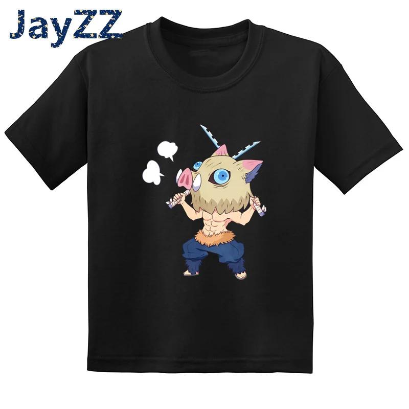 Children's Demon Slayer Anime Cartoon T-Shirt Fun Kids' Clothing Baby Boys and Girls Summer Fashion T-Shirt