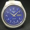SEIKO 5 AUTOMATIC VINTAGE 7009A JAPAN MENS ARABIC BLUE DIAL WATCH a702116-5 R208-a702116