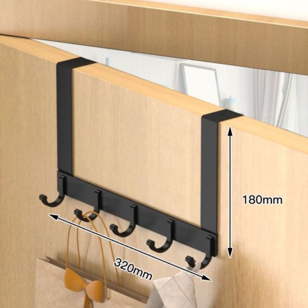 Wall Hanging Over-the-Door Organizer No Drilling Coat Towel Holder New Clothes Hanger  Home Use