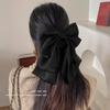 Korean Big Size Bow Hair Clip Claw Clamp Women High Ponytail Barrettes Headwear Girls Women Hair Accessories Hair Clips