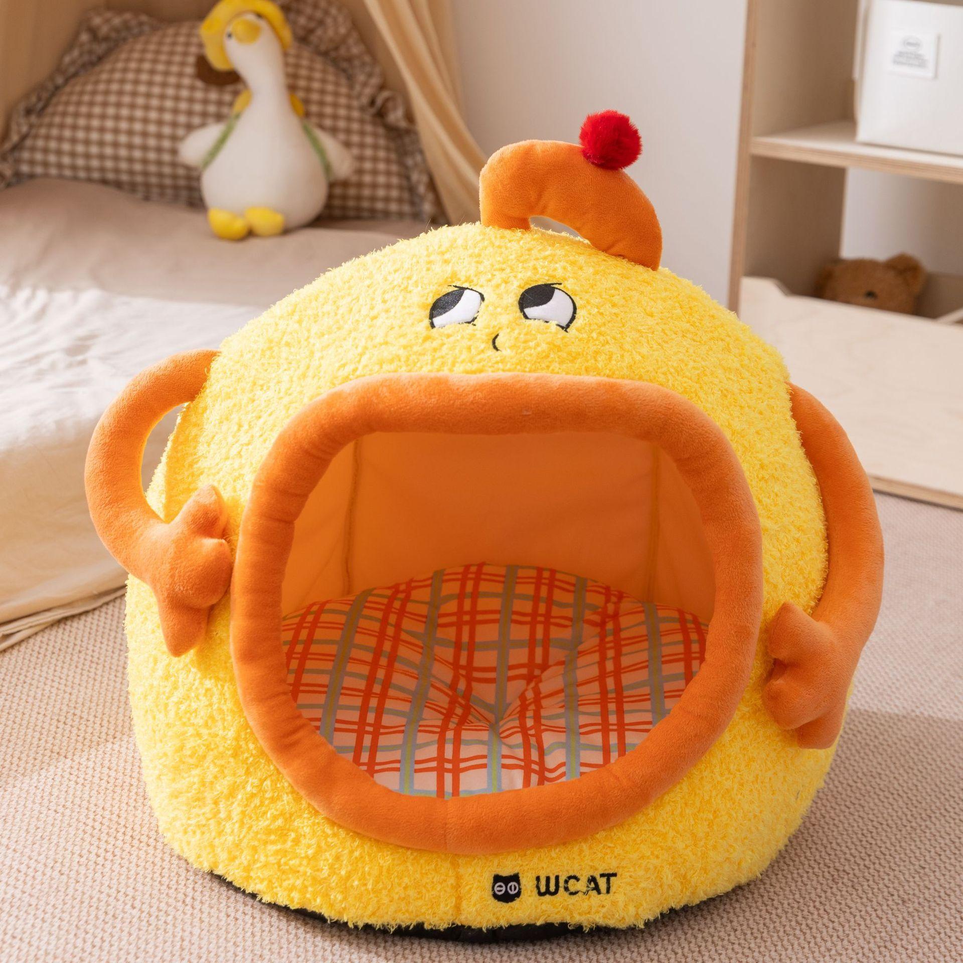 

Fluffy Big Beds for Cats Dogs Puppy Soft Pet Mat Small Breeds Bedding Cozy Basket Accessories Warm Bed127 S