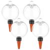 4Pcs Self Watering Plant Watering Bulbs 500ml Automatic Plant Watering Bulbs with Glass Lid for Indoor and Outdoor Potted