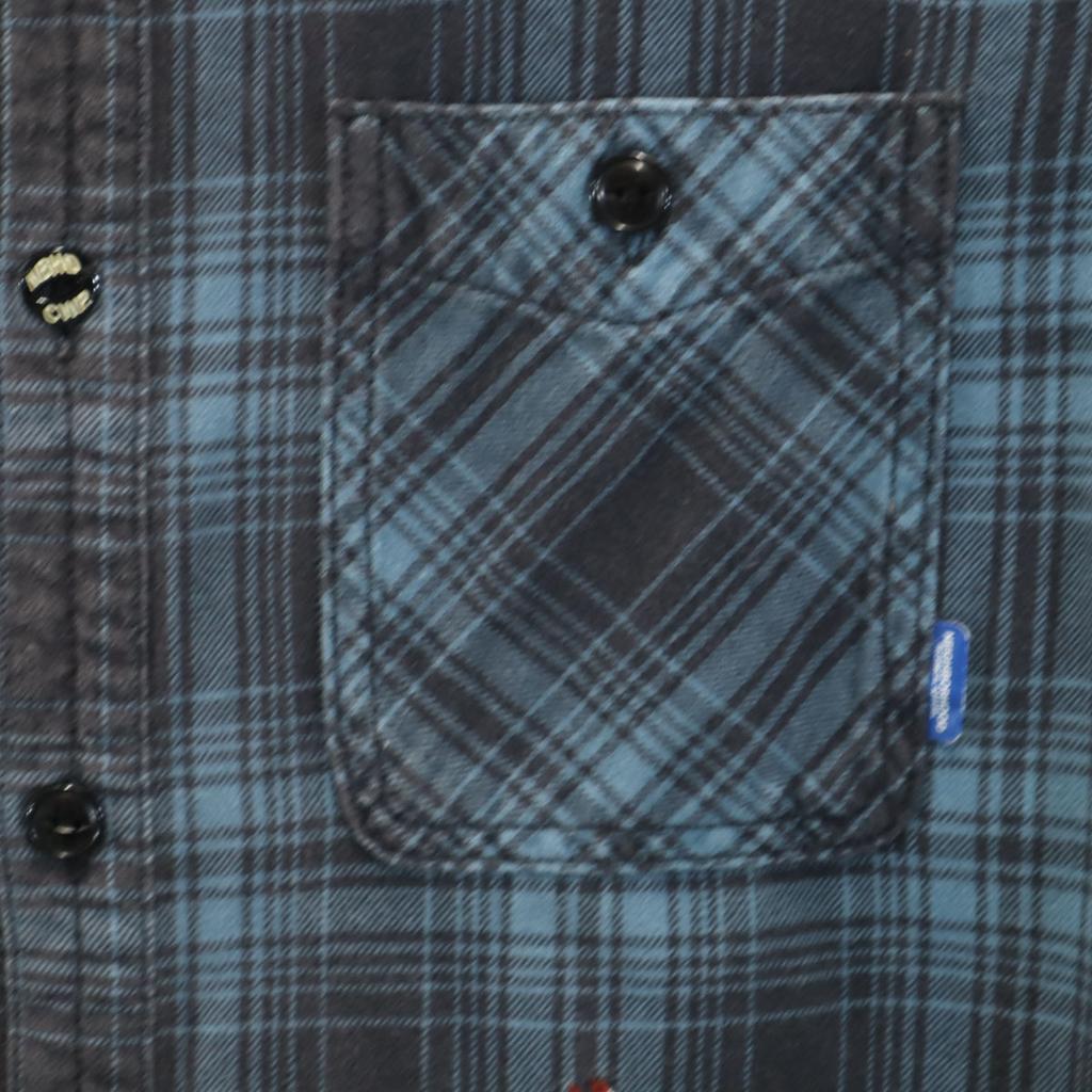 NEIGHBORHOOD Made in Japan 111ARNH-SHM03 Check Pattern Long sleeve Cotton shirt Men's Used