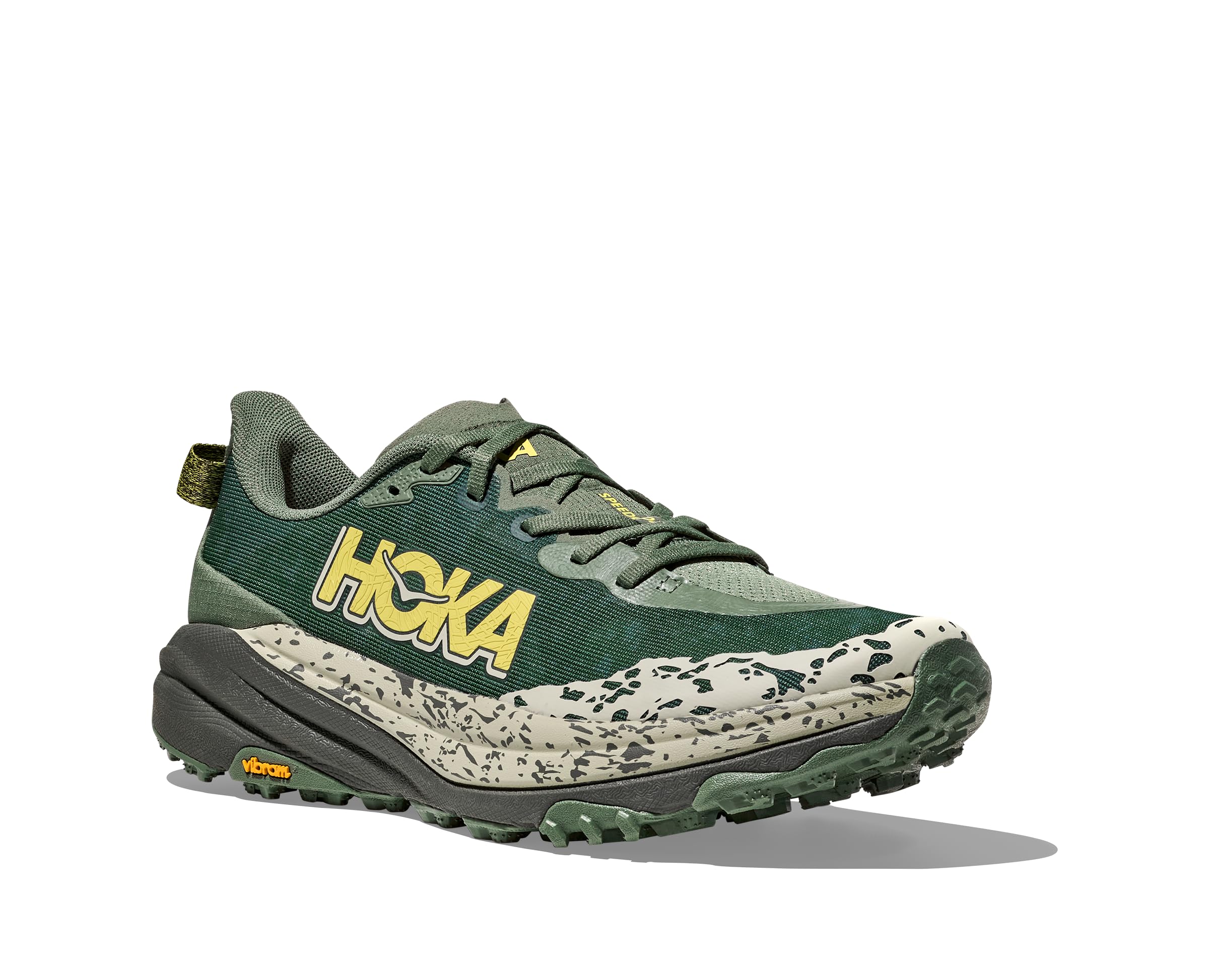 

HOKA Speedgoat 6 WD Trail Running Size Men s Shoes, 26.5cm (1147830-FNS) зелёный