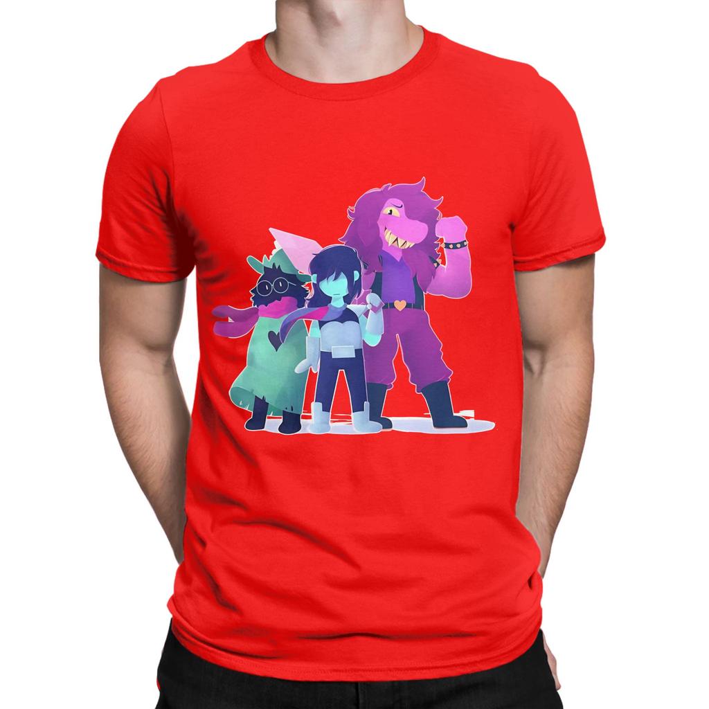Deltarune lila Lustiges 100% Baumwoll-T-Shirt deltarune T-Shirts Tops Für Unisex