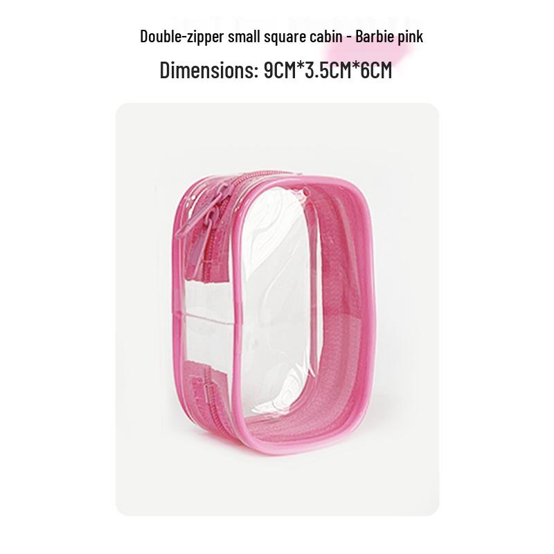 High-Transparency Double Zipper Blind Box Doll Bag - Outdoor PVC Itabag