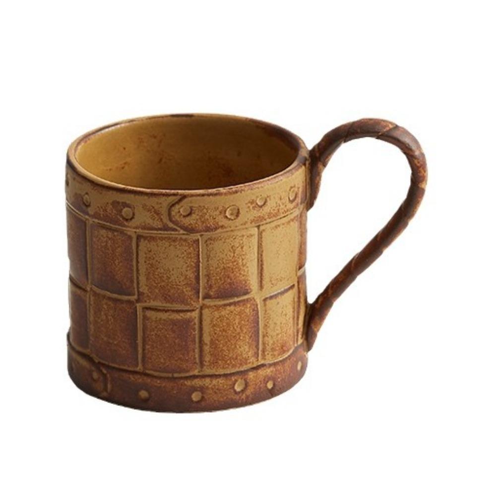 

Creative Japanese ceramic coffee cup creative mug coffee hanging ear cup milk cup retro couple cup 270ml