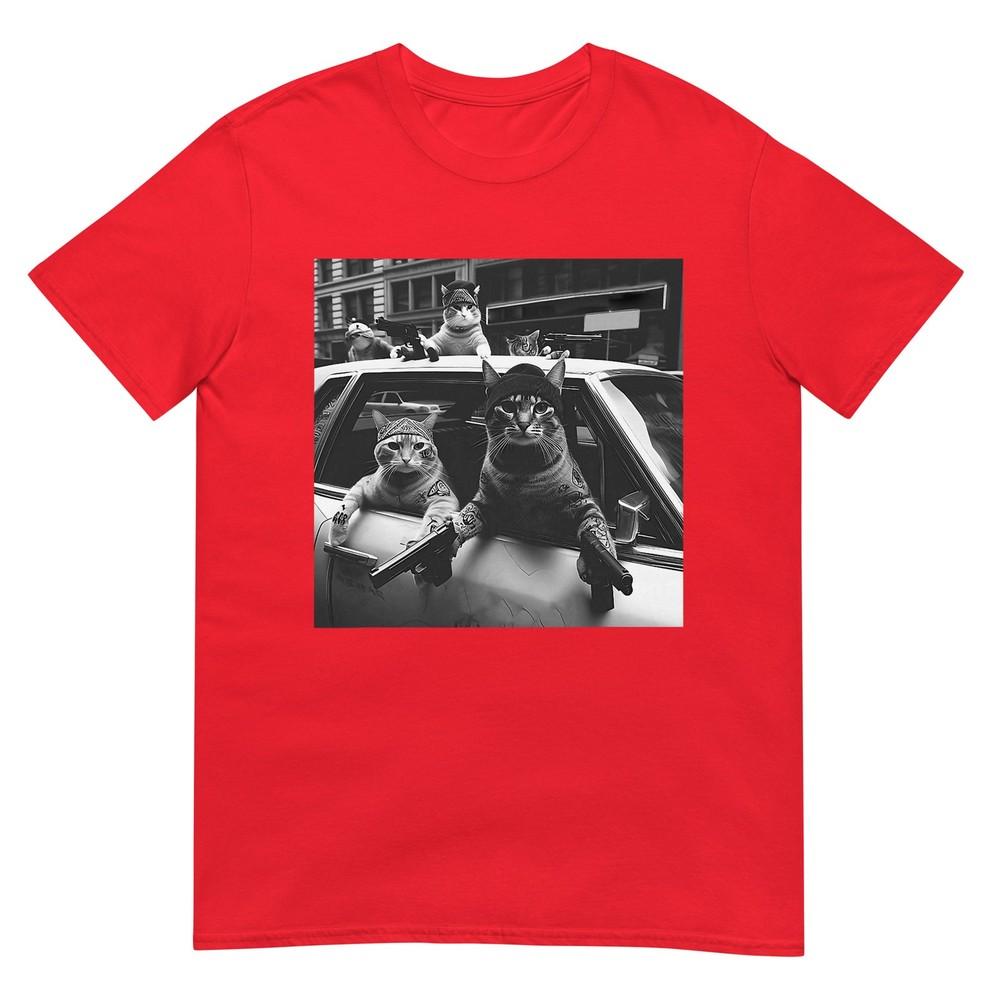 Funny Cat Gang Vintage TShirt S