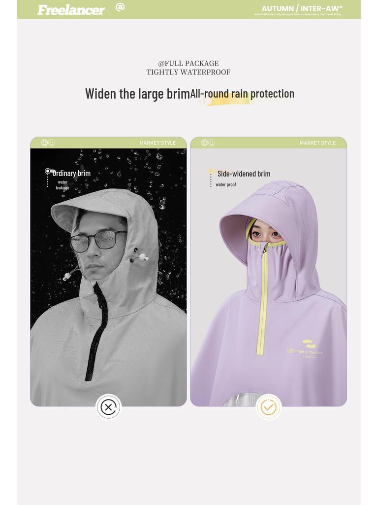 Universal Electric Vehicle Raincoat: Riot-Proof, Oxford Cloth, Unisex Poncho, Plus Size, Long Style Motorcycle Cover