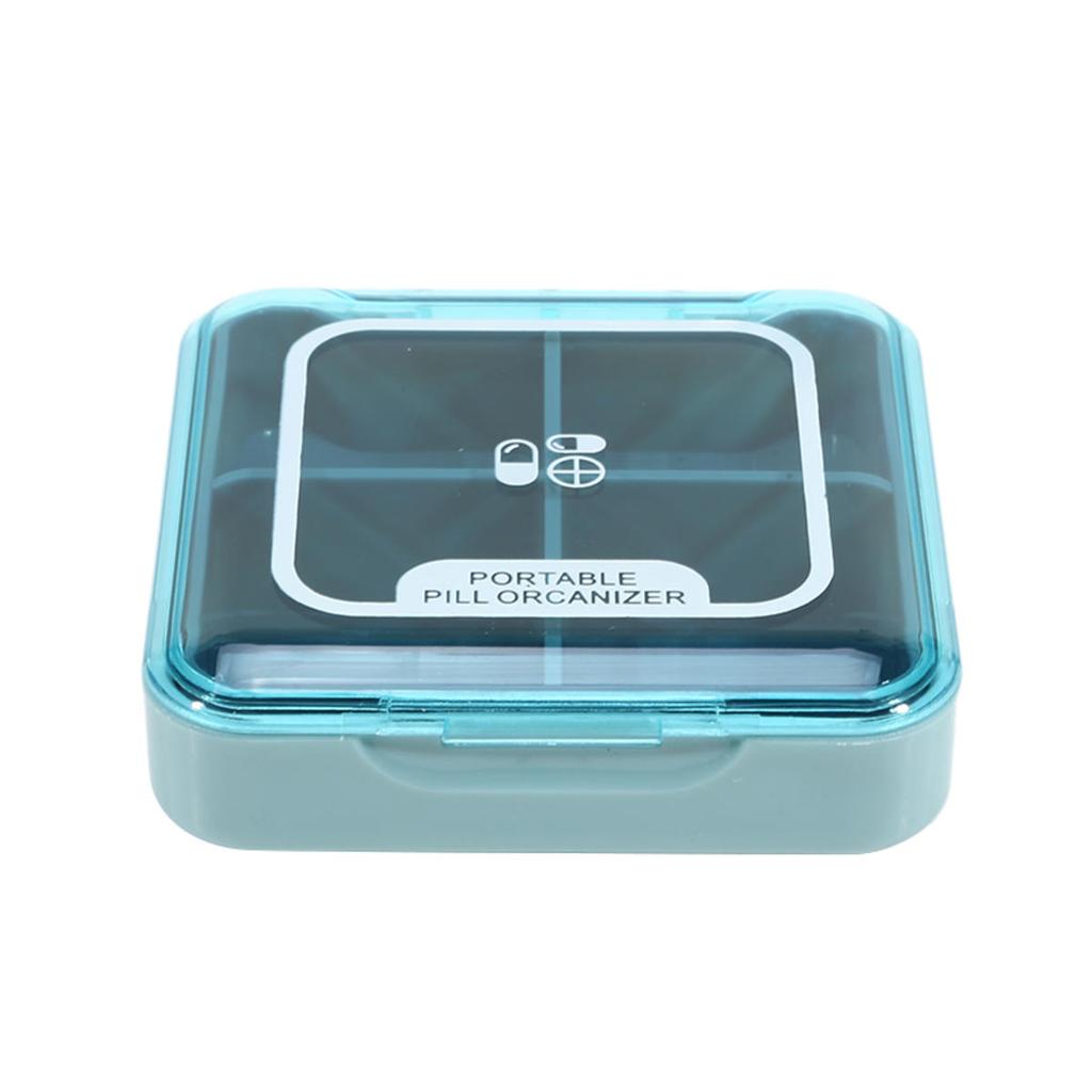 Mini Travel Pill Case Medicine Storage Organizer Container Drug Tablet Dispenser Independent Lattice Pill Box Fishing Tackle Box