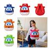 Cute Cartoon Animal Children's Backpack For Boys And Girls With Pvc Material And Reduced Load Functionality