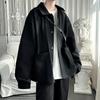 Men's High-end Ruffian Handsome Coat Men's Spring and Autumn Niche Design Loose Spring Jacket Top