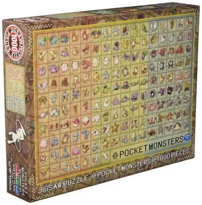 ENSKY 51 x Jigsaw Pokémon Pokédex Nr.. 001-Nr.. 151, 73,5 cm, 1000-Teile-Puzzle, 1000T-31