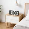 Led Mini Mirror Alarm Clock Electronic Digital Alarm Clock Digital Table Clock Room Desk Decorating Smart Small Tools Home