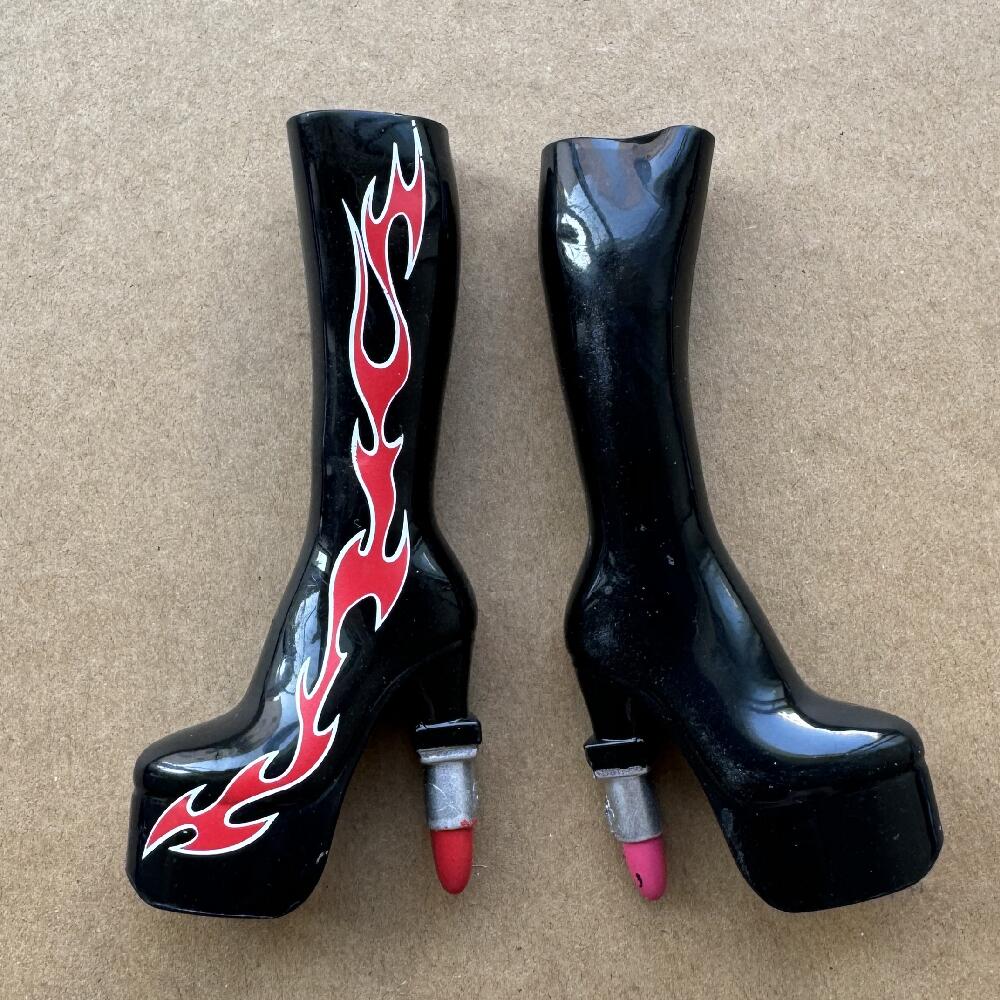 2001 Version Rare Face Doll Heads Classic Bratss Vintage Shoes Long Boots Girls Doll Parts For Collectors