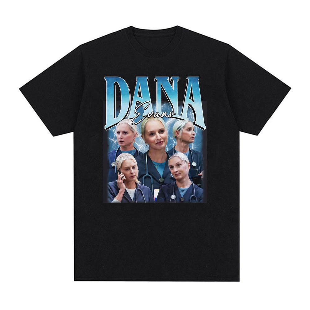

Dana Evans Vintage Retro Nurse Fan Print T Shirt Men s Clothing Fashion Vintage Short Sleeve T-shirts Casual Oversized Tee Sh... S разноцветный