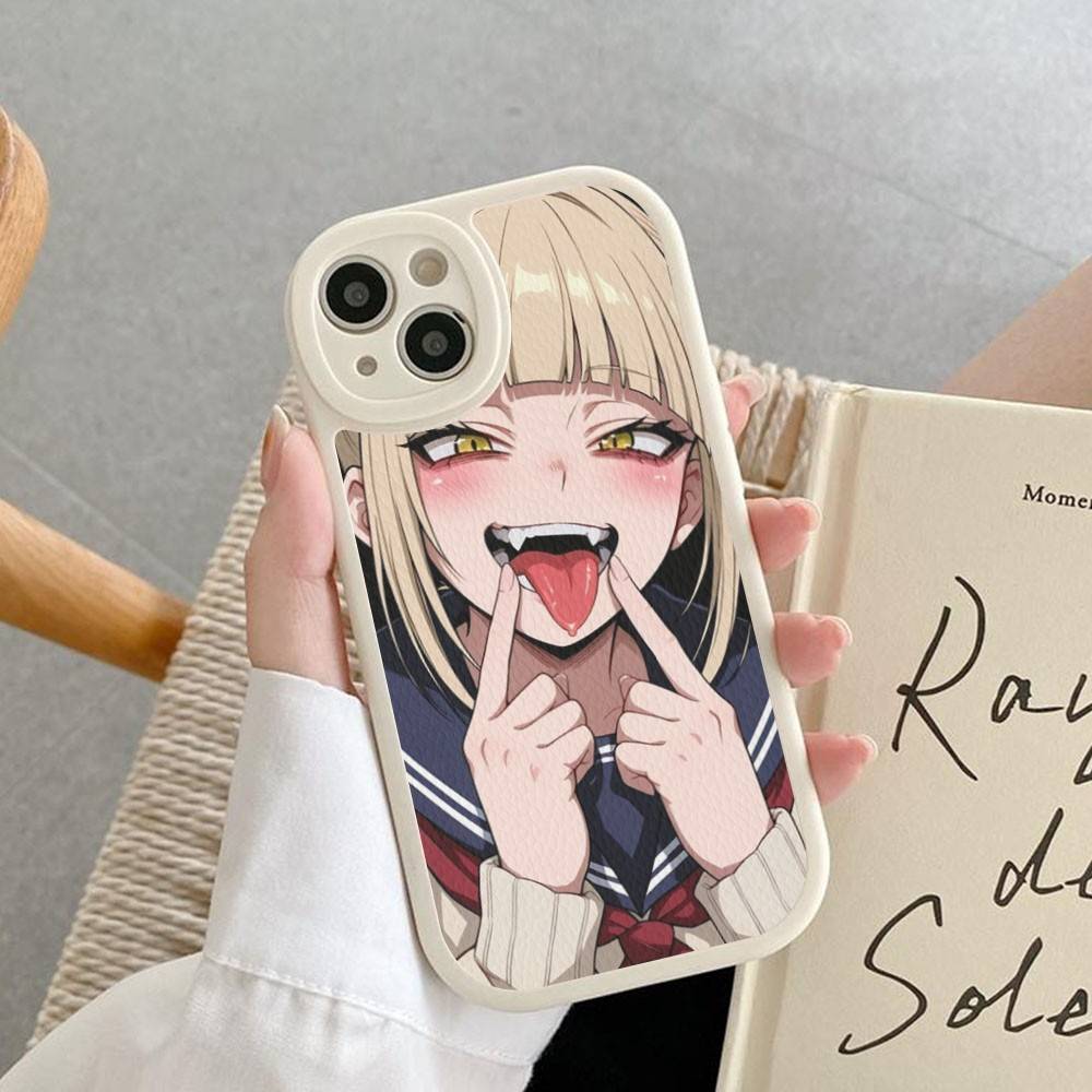 

Toga Himiko My Hero Academia Phone Cover For IPhone 16 15 14 13 12 11 Pro Max Plus Leather Soft Case iphone 13pro