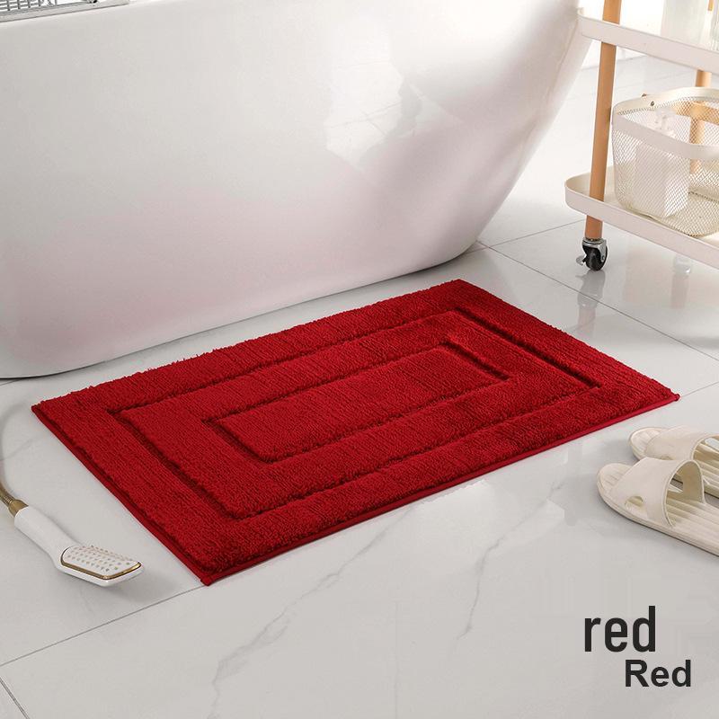 Superfiber Recycled Non-slip Bathroom Mat: Thick Jacquard, Strong Water Absorption