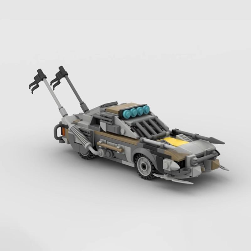 

Bricklink Technical Car MOC Zombie Doom Communication Car and Doomsday Muscle Car Speed Vehicles Sets Building Blocks Toys