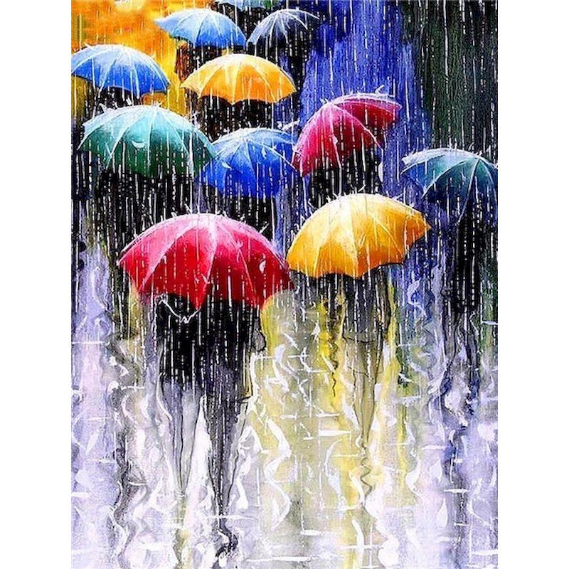 Full Round Diamond Various Umbrella Diamond Mosaic Artistic Embroidery Hobby And Needlework Home Decor