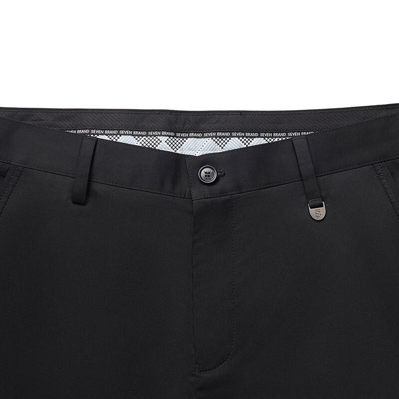 Qipai Men's Bamboo Fiber Straight Leg Business Casual Trousers