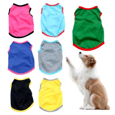 Pet Vest Anti-Hair Removal Mosquito Prevention Breathable Fabric Dog Vest Color-Blocking Design Pet Clothing