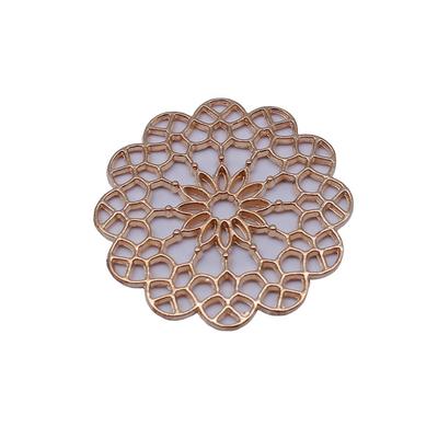 Accessories Parts Round Floral Connector Wedding Jewelry Findings QA043