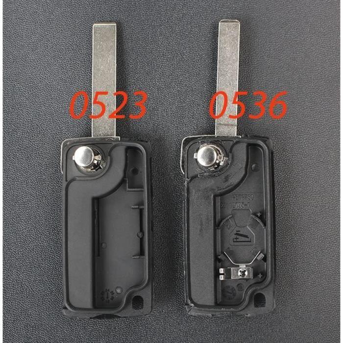 Coque De Télécommande Pour Peugeot 107, 308, 807, 5008 – + Clé Ce0523