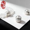 Sterling Silver 999 Cake Bead DIY Jewelry Spacer - Cute Kawaii Shapes Bracelet Accessories