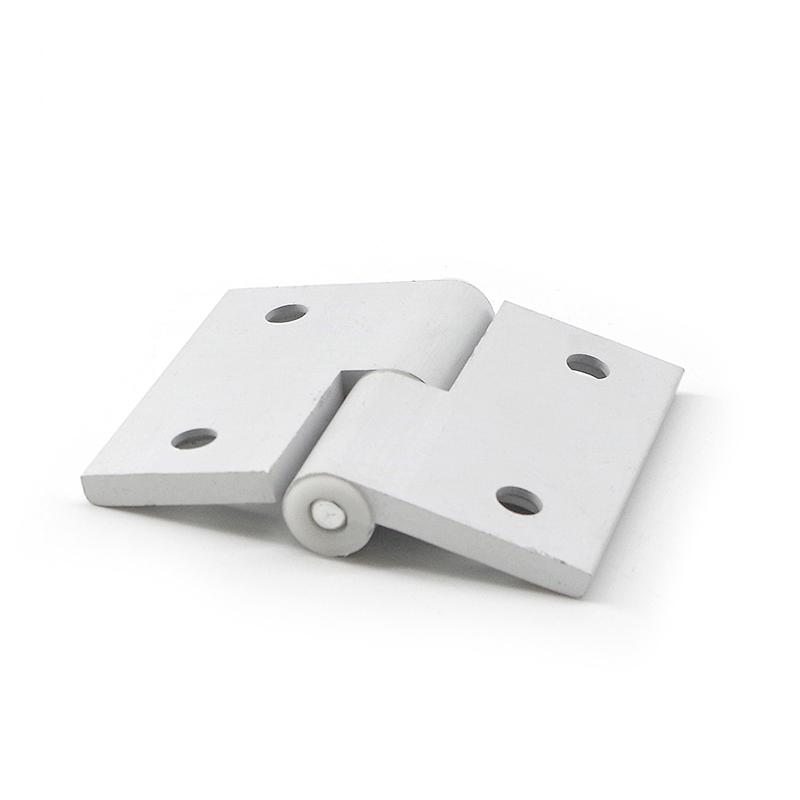 china supplier 3138 40*45mm 4045FL silver anodized left-lift furniture cnc aluminium hinge 20 30 40 45 for and aluminum profile