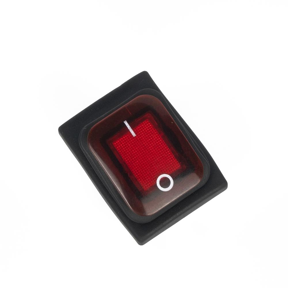 Rocker Switch Red Waterproof 20A DPST IP67 Illuminated