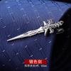 Gift Box Men'S Gold Silver Tie Clip Business Wedding Pin Simple Korean Version Security Fashion Collar Clip