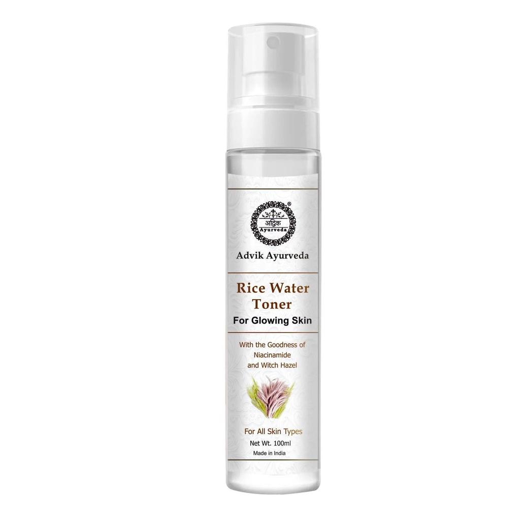 Advik Ayurveda Rice Water Toner For Glowing Skin 100ml