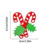 1pc Santa Claus For Clothing Bags Badge Sticker DIY Appliques Cartoon Christmas Emblem Embroidery Patches Iron On